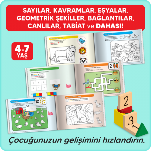 Adeda Gelişimsel Aktivite Seti 4-7 Yaş